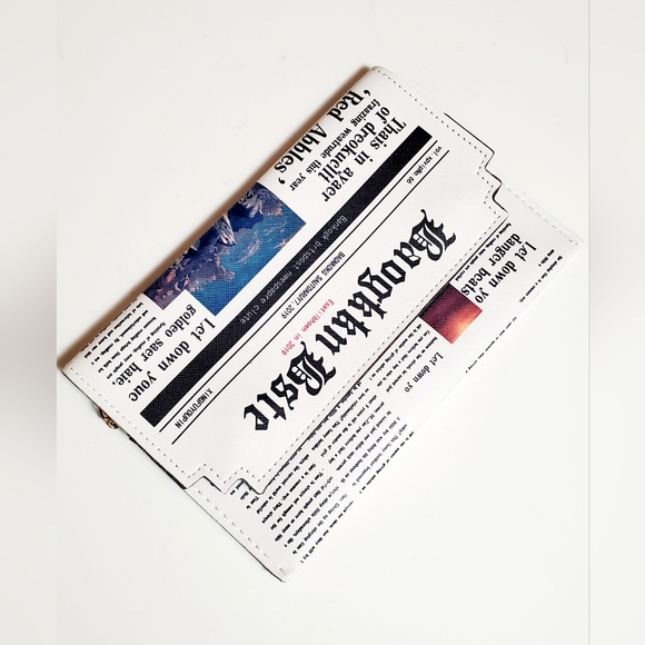 Handbags - Novelty Newspaper Envelope Clutch Shoulder Bag